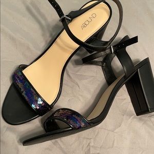 Abound sequin strappy heels